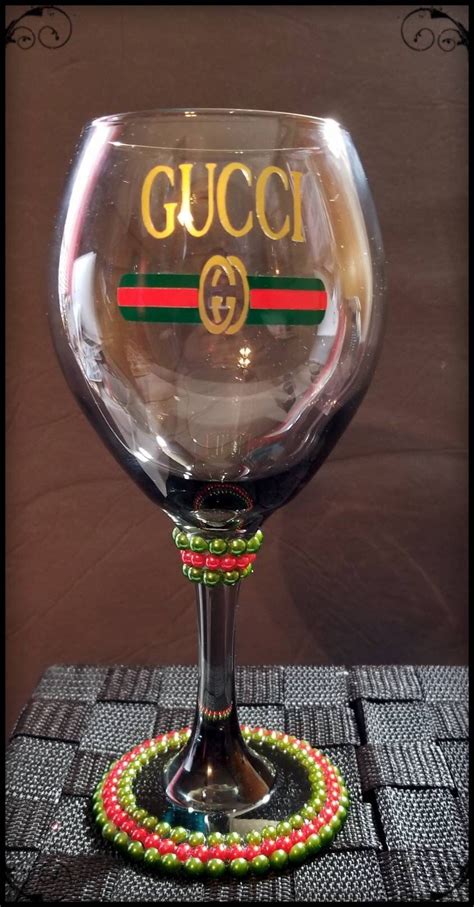 gucci wine glass